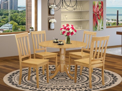 5pc dinette set round pedestal