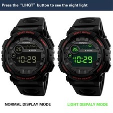Mens Watches Black Military