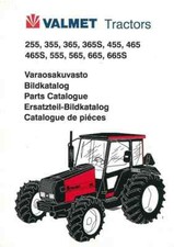 Valmet Tractor 255 355 365 365S 455 465 465S 555 565 665 665S Parts Manual