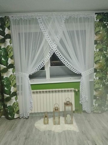 Ready made voile net curtains - ready,