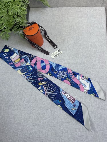 Hermes silk splash - hermes, ribbon