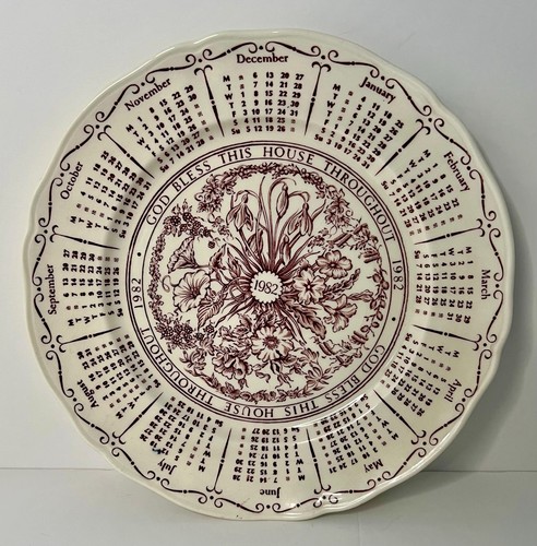 Vintage 1982 myott plate - 1982,