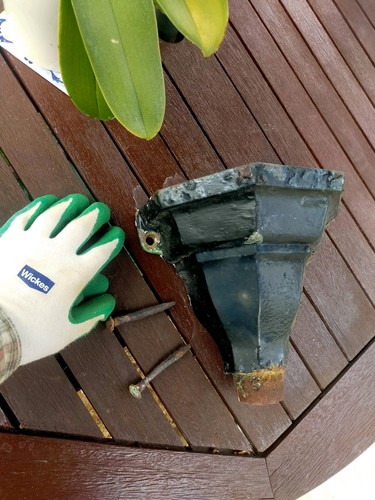 Vintage cast iron rain - vintage,