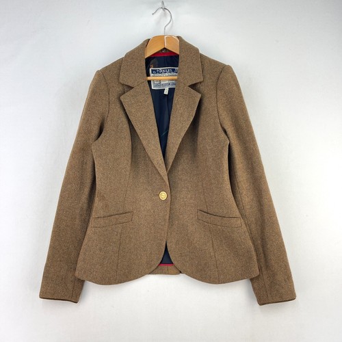 Joules tweed blazer - tweed, womens