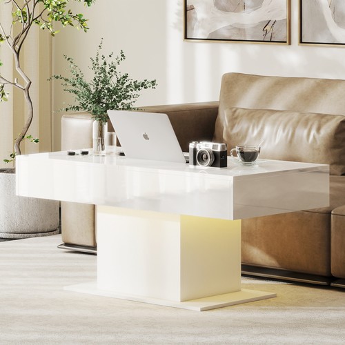 Extendable coffee table with - coffee,