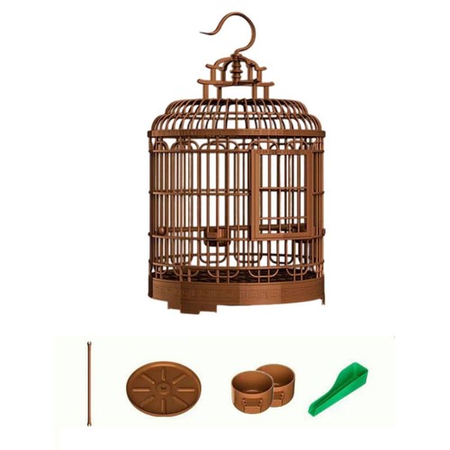 Round bird cage indoor - round,