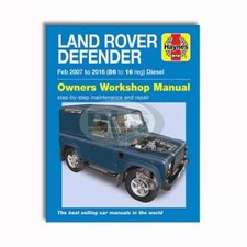 Haynes Workshop Manual Land Rover Defender Diesel Puma 2007 to 2016 DA3206