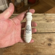 Vintage Ceraamic Toilet Chain Pull Handle Flush - Great!