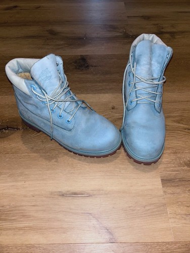 Baby blue timberland boots - timberland,