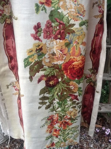 Vintage fabric remnant - vintage,