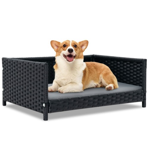 Handwoven wicker pet bed sofa - bed,