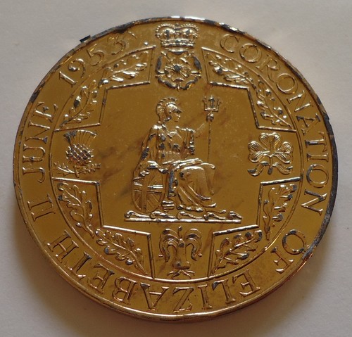 1953 qeii coronation - qeii, medal