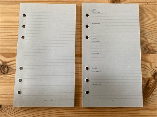 Smythson organiser inserts - smythson,