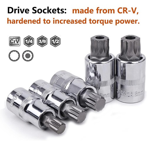 10pcs multi spline bit - 10pcs,
