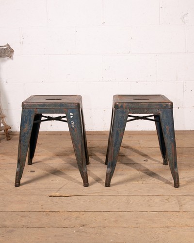 Original vintage tolix stools - original,