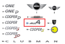 MINI ALL4 Emblem Side Wing