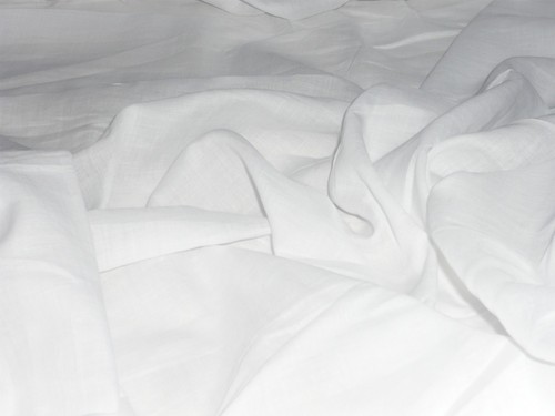 Cotton voile white dress - ,