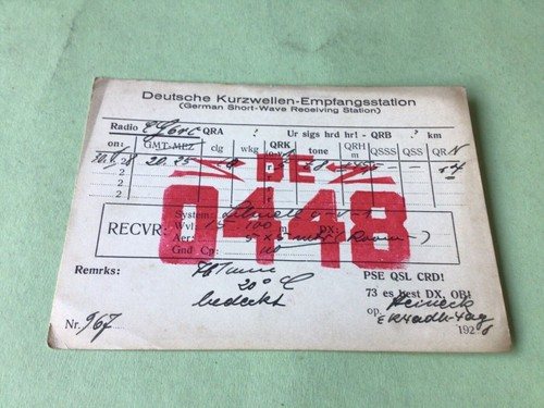 Vintage qsl radio - qsl,