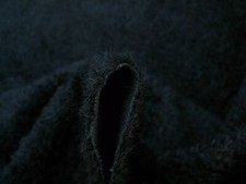 Schulte Mohair Fabric Black Felted 5mm Pile MT28