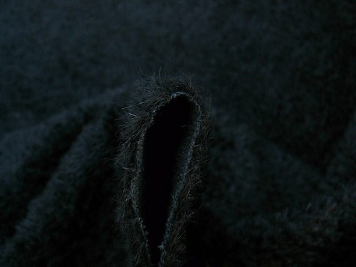 Schulte mohair fabric black - fabric,