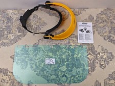 Oregon Browguard, Clear Visor Combination PPE, Adjustable Safety Face Shield