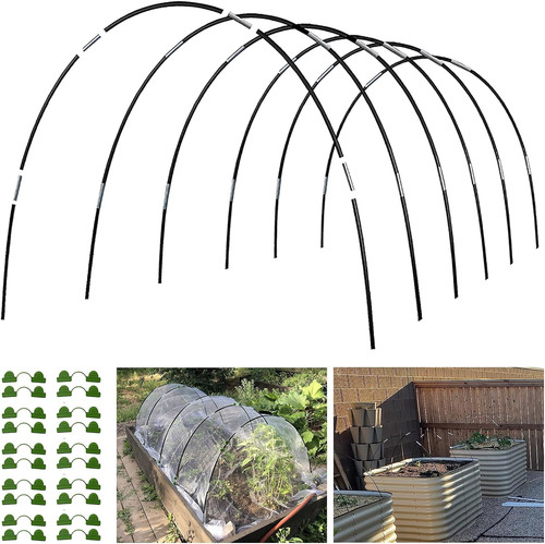 Garden hoops for raised beds - for,