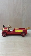 Vintage Large Wooden Toy Fire