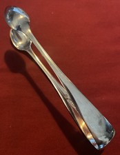 Antique Victorian Silver Plated Sugar Tongs By Rabone Bros. & Co. c.1890’s