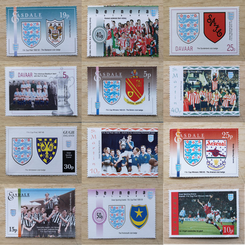 Postage stamps football cup - stamps,