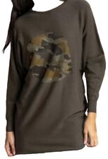 Roman Ladies Size S Batwing Jumper With Diamanté Lips Logo On The Front.