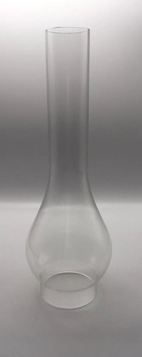 Glass chimney shade vintage - glass,