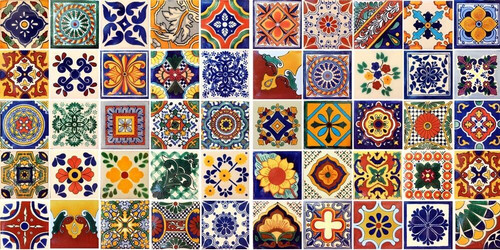 Tiles 4x4 mexican ceramic - 4x4,