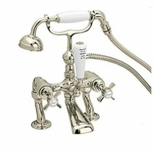 Heritage Dawlish Deck B/S Mixer, Vintage Gold