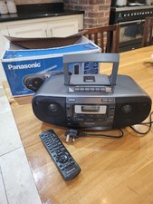Panasonic RX-D55EE-K CD/Radio/Cassette Boombox No Reserve