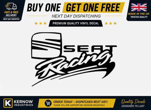 Seat racing vinyl decal - vinyl,