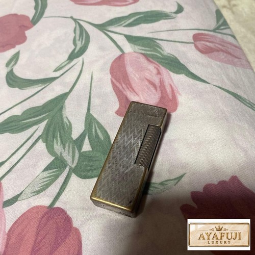 Dunhill engraved gas lighter - engraved,