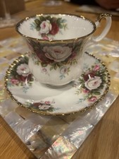 Royal albert celebration Demitasse cup And Saucer Bone china   