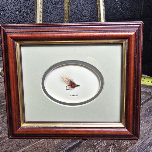Framed dunkeld salmon fly - framed,