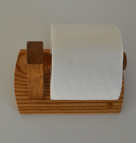 Woodentoilet roll holder - woodentoilet,