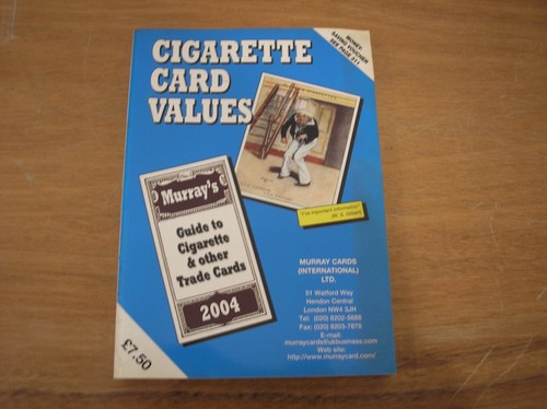 Cigarette card values 2004 - cigarette,