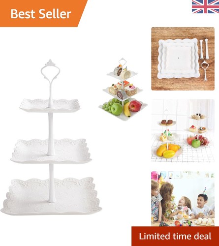 Classic white tier cupcake - classic,