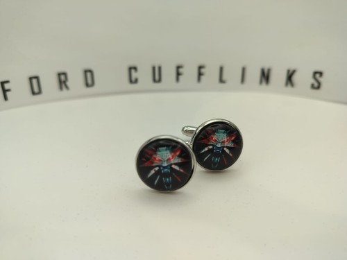 The witcher inspired cufflinks - witcher,