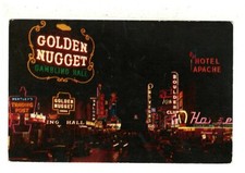 c1960 PC: Fremont St at Night