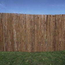Bark Screening Garden Wood Screen Roll Fencing 1.5m x  4m Outdoor Fence