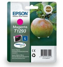 Original Epson T1293 Durabrite Apple Magenta Ink Cartridge T129340 C13T12934010
