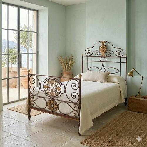 Antique restoration bed second - antique,