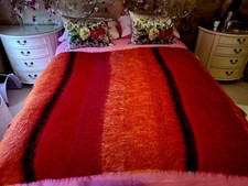 throw mohair and wool