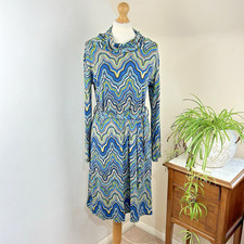 Ingenu Dress Size 14 Teal Blue
