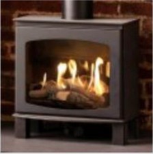ACR Wychwood 6.1 KW Balanced Flue Gas Stove Matt  ACR Balanced Flue Kit included