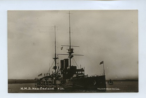 Hms new zealand 1904 royal - new,
